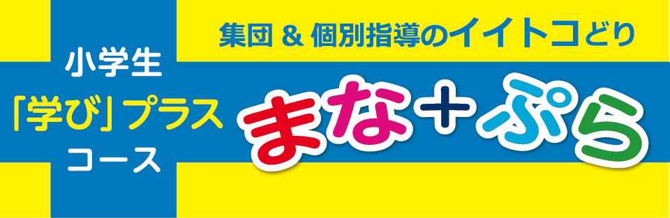 集団&個別指導のイイトコどり 小学生「学びプラス」コース まな+ぷら